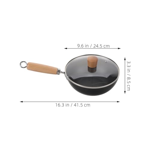 Wok de Hierro Fundido con Mango miniatura 2