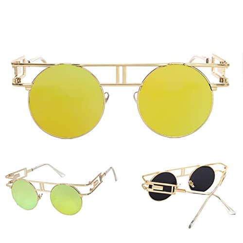 Lunettes de soleil rondes vintage pour vos sorties et festivals de style Steampunk