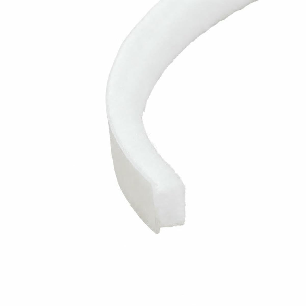 5/10M Self-Adhesive Aluminum Alloy Door and Window Sound Insulation Wind Protection Collision Prevention Dust Sealing Strip-9x5mm-white-10M