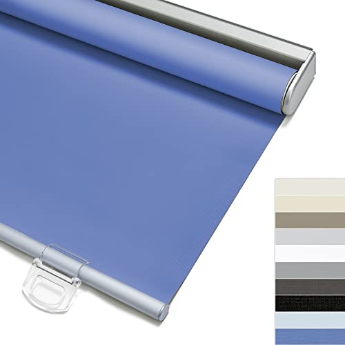Keego Cordless Free Stop Roller Shades for Windows Easy to