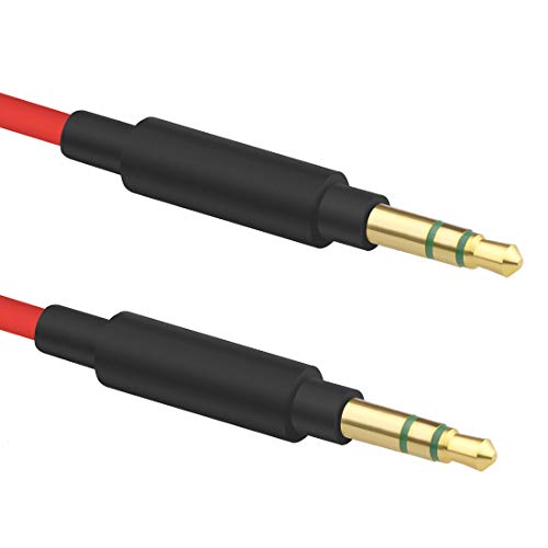 Image of GEEKRIA Audio Cable Compatible with Sony WH-1000XM6 / 1000XM5 /1000XM4, WH-XB920N, INZONE H5 Headphones, 3.5mm Replacement Stereo Cord (4 ft /1.2 m)