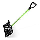 PLEXON Snow Shovel for Driveway Car Deck, Plastic Snow...