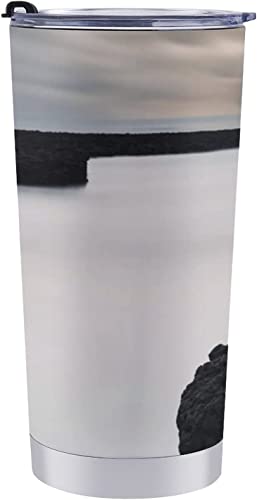 車用コップ藻礁の風景 車用タンブラー 車用ポット 水筒 自動車カップ マグカップ 車用ケトル 保温保冷 ステンレス ダイレクトタイプ コーヒーカップ カー用品 穴あるフタ付き 600ml 車中泊