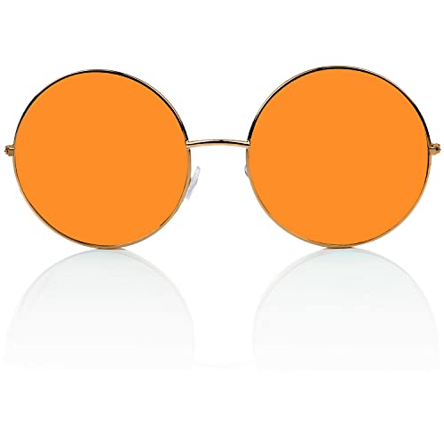 Hippie Glasses Disco Hippy 70’s Sunglasses 60’s Cool Funky Shades quavo Orange2