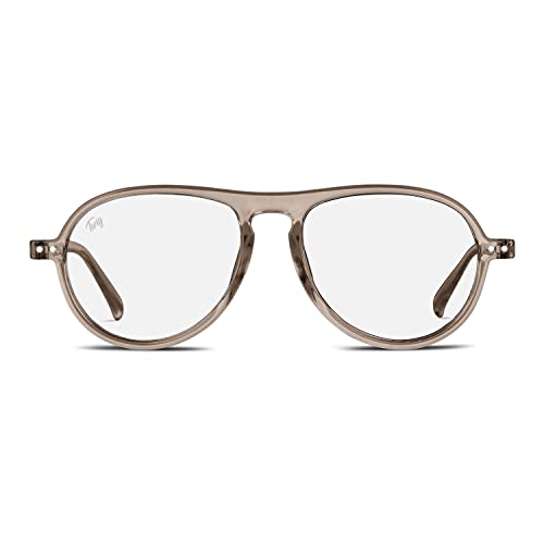 TWIG Gafas de luz azul THIELE hombres/mujer blue block filtro de pantalla (COCONUT BROWN)