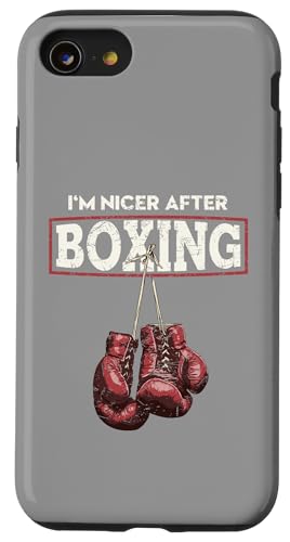 I'm Nicer After Boxing Funny Fitness `x[VfUC X}zP[X iPhone SE (2020) / 7 / 8 p