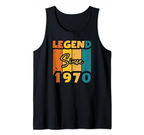 Vintage 1970 54 Birthday Decorations Men Women 54th Birthday Camiseta sin Mangas