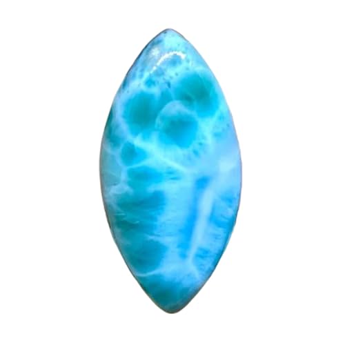 Larimar naturel en cabochon pour fabriquer un collier d'été style bohème