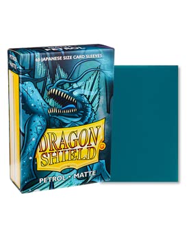 Dragon Shield Japanese Sized Card Sleeves 60 Ct. Matte Petrol