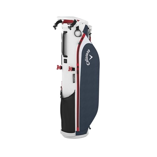 Callaway Golf Par 3 Golf Bag (Par 3, White/Navy Hounds/Red)