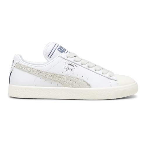 PUMA Mens Rhuigi X Clyde Q3 Lace Up Sneakers Shoes Casual - White