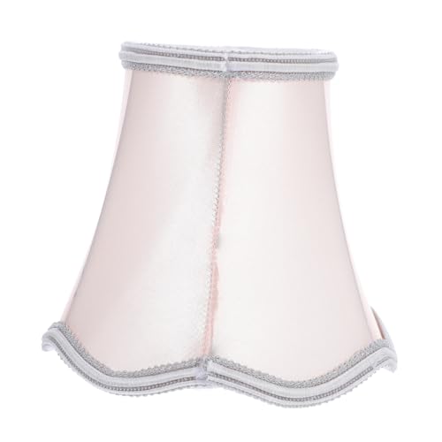 Levemolo Home Lampshade Fabric Ceiling Light Shade Pink Accent Simple Style Light Cover Decorative Diffuse Lighting