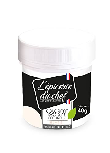 Natural food coloring 40 g - White