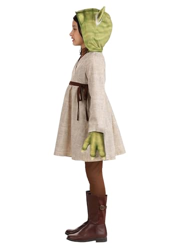 Disfraz Completo de Yoda para Niñas Talla Mediana miniatura 7