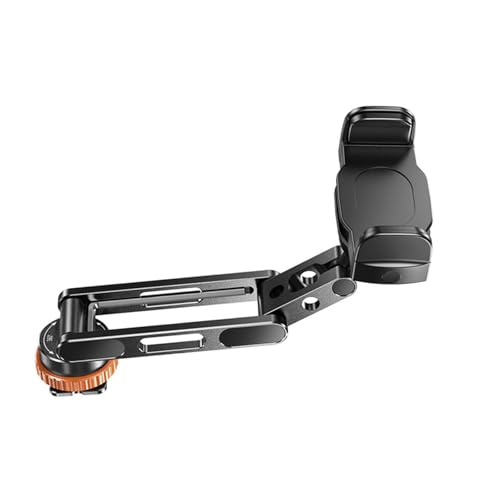 Support de téléphone universel en aluminium avec double griffe flash et filetage 1/4 pour trépied