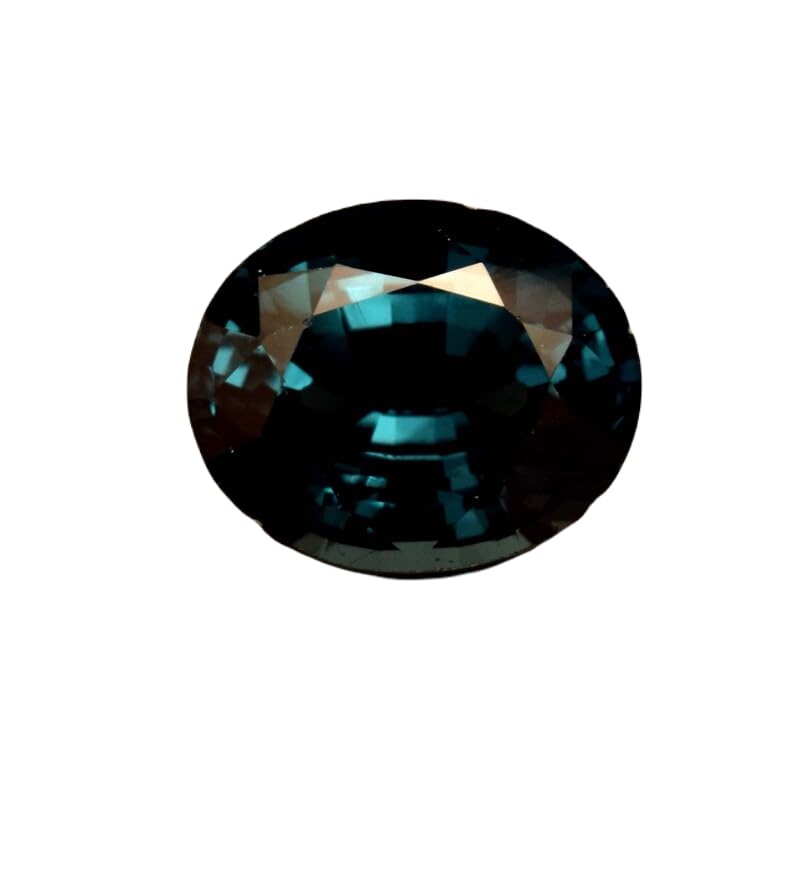 Tourmaline indicolite naturelle ovale pour remplacer une pierre perdue sur bague ou collier