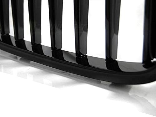 Front Grill Compatible with BMW 5 Series G30 G31 2017 2018 2019 2020 RS-167 Front Central Sport GrillReplacement Kidney Grille Grill Glossy Black