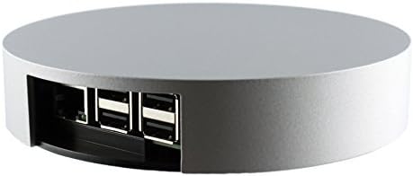 Orbital Case - the round case for your Raspberry Pi 2 - Silver - (Suitable for 3B, 2B, B, B+, A, A+)