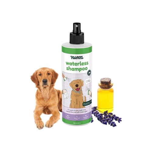 Image of Pawpaya Shampoo Pawpaya Shampoo for Dogs | Gentle Deep Cleansing Formula for Healthy Skin & Soft, Shiny Coat | Suitable for All Dog Breeds & Coat TypesDogs (Waterless Shampoo)