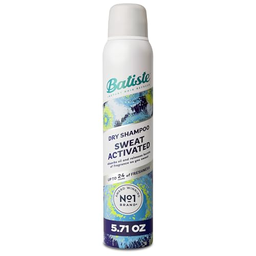 Batiste Dry Shampoo, Sweat Activated with Sweat Absorbing Technology, 5.71 OZ
