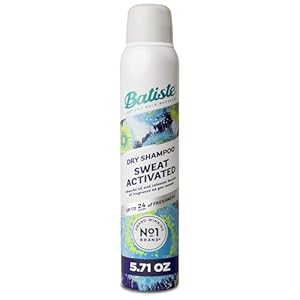 Batiste Dry Shampoo, Sweat Activated with Sweat Absorbing Technology, 5.71 OZ