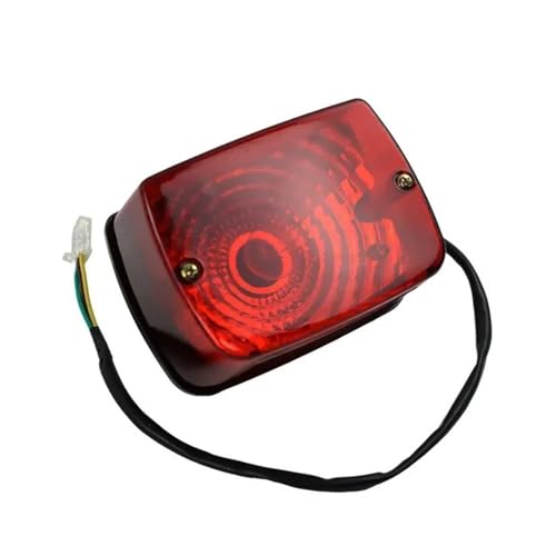 Feu stop moto universel 12V et feu arrière de plaque pour rénovation de moto ancienne