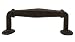 Produktbild zeitzone Rustikaler Griff Schubladengriff Möbelgriff Gusseisen Antik-Braun 17cm