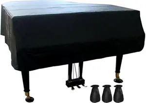 Grand Piano Cover-Leather Quality Material - Dustproof, Waterproof, Moisture-Proof, Claw-Proof -GLHDDL Grand Piano Protection Full Cover (200cm/78.7in)