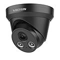 VIKYLIN 4K 8MP IP PoE AI Camera(Black),Security IP Turret Camera with 98ft EXIR2.0 Night Vision,Built-in Mic,Human/Vehicle Detection, 2.8mm Lens,H.265,IP67,NDAA Complaint