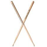 Personalized Engraved Drumsticks – Custom 5A Hickory Drum Sticks with Name or Text, Pair of Wood Tip Sticks for Drummers