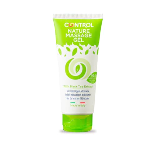 Control Nature: feuchtigkeitsspendendes Massage-Gel auf Wasserbasis mit 99,4 Prozent natürlichen Inhaltsstoffen – 100 ml