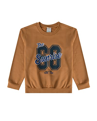 Blusão Tradicional Malwee Kids, Caramelo, Masculino, 12