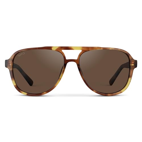 Image of WearMe Pro Chic Retro Oversized Polarized Sunglasses: Statement Aviators for Women