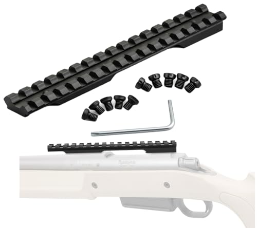 Gotical Picatinny Rail Mount for Remington 700 Rifles Short Action Aluminum Finish Matte Black Durable