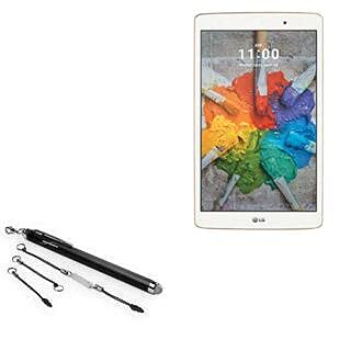 BoxWave Stylus Pen Compatible with LG G Pad X 8.0 - EverTouch Capacitive Stylus, Fiber Tip Capacitive Stylus Pen - Jet Black
