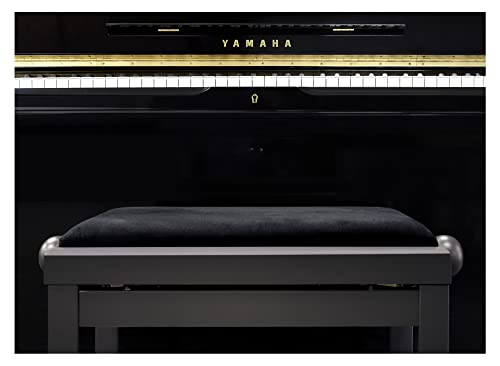 Classic Cantabile banquette de piano noyer foncé mat - Les Beatles, Paul McCartney, John Lennon, RIngo Starr, George Harrison Classic Cantabile banquette de piano noyer foncé mat – Image 4