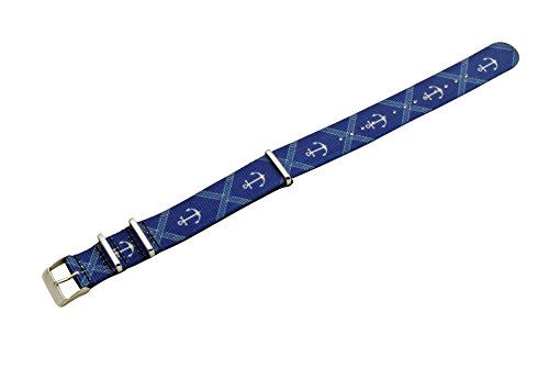 HNS Watch Bands - Choice of Pattern & Width (18mm, 20mm, 22mm) - Ballistic Premium Nylon Watch Straps