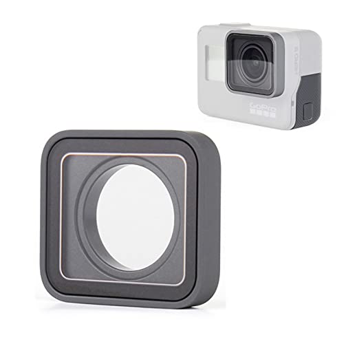 Lente De Repuesto para Cámara Cocer para Gopro Hero 5 6 7, Piezas De Reparación De Lentes Antiarañazos Accesorios De Cámara Compatibles con Gopro Hero 5 Hero 6 Hero 7 Negro