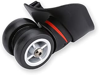 Suitcase Replacement Wheels, 2 PCS Durable Rubber Spare Wheels Luggage Wheels PVC Luggage Replacement Wheels Travel Suitcase Accessory for Travel Case (W042 S) Including Left and Right Wheels