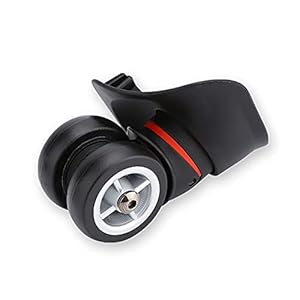 Dilwe 2 stuks PVC bagage koffer reservewielen reiskoffer accessoires (W042 S)