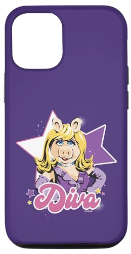Coque iPhone 12 Pro Disney Muppets Miss Piggy Diva étui de protection compact et rigide