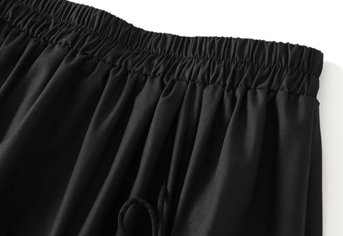 Womens Casual Pleated Skirt Bow Trim Elastic Waist A-Line Skirts Prom Party Club Skirt Trendy Fashion Skirts 20253