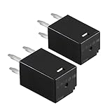 HIMARKLIF 2PCS Micro Automotive Relays 12VDC 4Pins Compatible with Polaris RZR ACE Slingshot Scrambler Ranger Sportsman Cooling Fan Relay Replace# 4011283 303-1AH-C-R1 U01