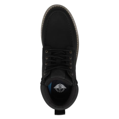 Image of DOCKERS Mens Davis Rugged Casual Tumbled Leather Moc-Toe Boots