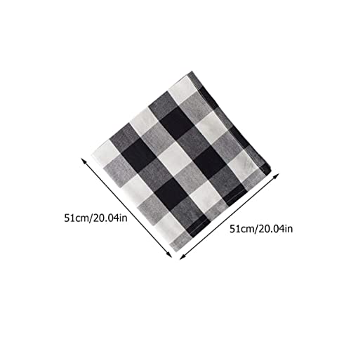 Almohadillas de mesa de algodón de 4 piezas de estilo clásico 3