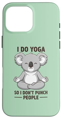 Koala Bear Yoga Relax Australia Oso Koala Koalabar �X�}�z�P�[�X iPhone 16 Pro Max �p