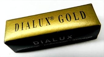 Dialux Gold Polishing Compound Jewelry Rouge Super-Finish Highest Gloss - 1 Bar
