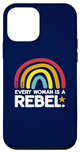 �I�X�J�[�E���C���h �|�W�e�B�u�Ȉ��p Every Woman Is A Rebel �M�t�g �X�}�z�P�[�X iPhone 12 mini �p