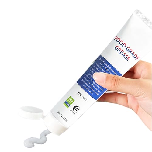 Grasa de alimenticio, 113 g, accesorio comercial multiusos | lubricante seguro para alimentos, para batidora, picadora, electrodomésticos de cocina, bisagras de puerta, rejillas de horno