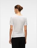 VERO MODA Damska koszulka Vmpanda Modal S/S Top Ga Noos, Bright White, M